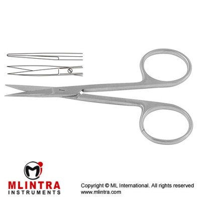 Iris Scissor Straight , 10 cm - 4" Iris Scissor Straight , 10 cm - 4"